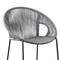 Armen Living Acapulco 30" Indoor Outdoor Steel Bar Stool with Gray Rope LCACBAGR30 - alternate 7